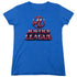 JLA/8 BIT JLA - S/S WOMENS TEE - ROYAL BLUE