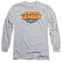 JLA/8 BIT LOGO -  L/S ADULT 18/1  - SILVER