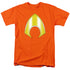 JLA/AQUAMAN LOGO - S/S ADULT 18/1  -  ORANGE