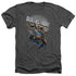 JLA/DEATHSTROKE RETRO - ADULT HEATHER - CHARCOAL