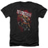 JLA/BLOOD SPLATTERED - ADULT HEATHER - BLACK