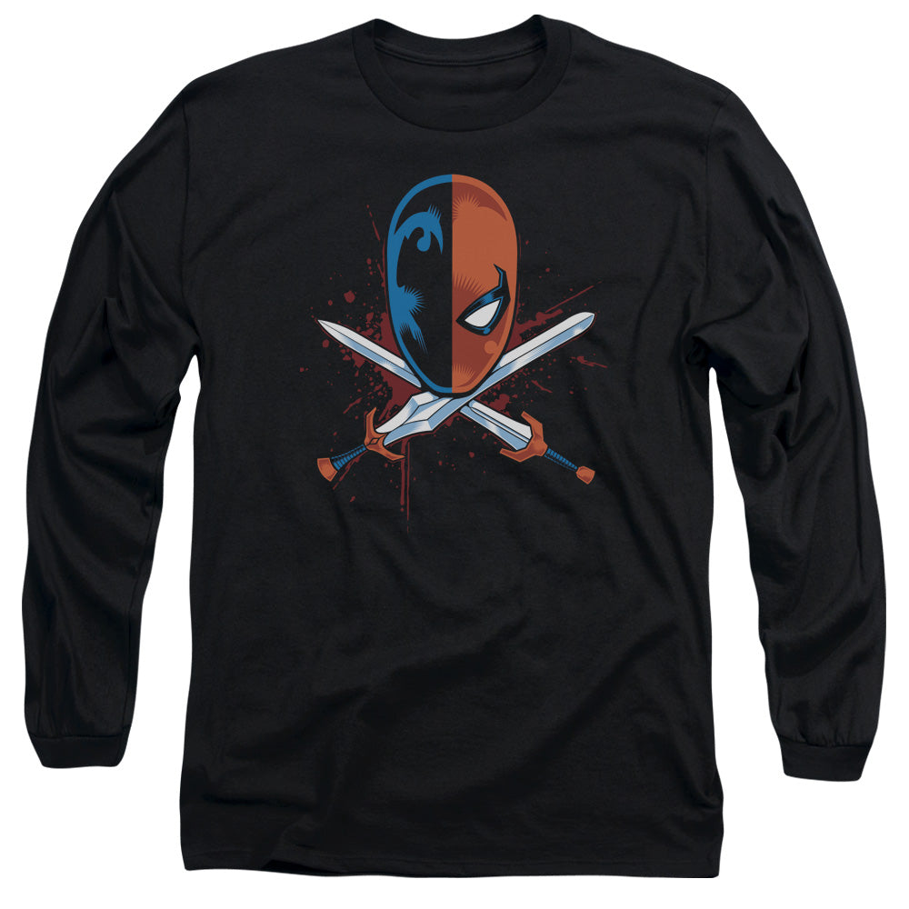 JLA/CROSSED SWORDS -  L/S ADULT 18/1  - BLACK