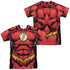 JLA/FLASH 52 (FRONT/BACK PRINT) - S/S ADULT POLY CREW - MULTI