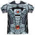 JLA/CYBORG (FRONT/BACK PRINT) - S/S ADULT POLY CREW - MULTI