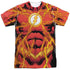 JLA/FLASH 52 BOLT (FRONT/BACK PRINT) - S/S ADULT POLY CREW - MULTI