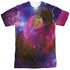 JLA/FLASH GALAXY (FRONT/BACK PRINT) - S/S ADULT POLY CREW - MULTI