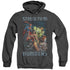 JLA/STRENGTH IN NUMBER - ADULT HEATHER HOODIE - BLACK