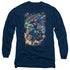 JLA/UNDER ATTACK -  L/S ADULT 18/1  - NAVY
