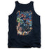 JLA/UNDER ATTACK - ADULT TANK - NAVY