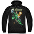 JLA/GALACTIC GUARDIAN - ADULT PULLOVER HOODIE - BLACK