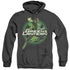 JLA/LANTERN GLOW - ADULT HEATHER HOODIE - BLACK
