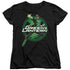 JLA/LANTERN GLOW - S/S WOMENS TEE - BLACK