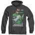 JLA/FIST FLARE - ADULT HEATHER HOODIE - BLACK