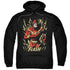 JLA/FLASH FLARE - ADULT PULLOVER HOODIE - BLACK