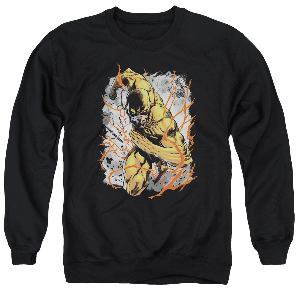JLA/REVERSED - ADULT CREWNECK SWEATSHIRT - BLACK