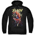 JLA/RIPPING APART - ADULT PULLOVER HOODIE - BLACK