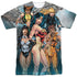 JLA/GALS NIGHT OUT (FRONT/BACK PRINT) - S/S ADULT POLY CREW - MULTI