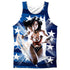 JLA/RIPPED FLAG (FRONT/BACK PRINT) - ADULT POLY TANK TOP - MULTI