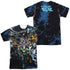 JLA/FOREVER EVIL (FRONT/BACK PRINT) - S/S ADULT POLY CREW - MULTI