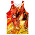 JLA/LIGHTNING DASH (FRONT/BACK PRINT) - ADULT POLY TANK TOP - MULTI