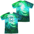JLA/POWER SWIRL (FRONT/BACK PRINT) - S/S ADULT POLY CREW - MULTI