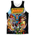 JLA/STARS (FRONT/BACK PRINT) - ADULT POLY TANK TOP - MULTI