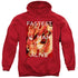 JLA/FASTEST MAN ALIVE - ADULT PULLOVER HOODIE - RED