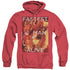 JLA/FASTEST MAN ALIVE - ADULT HEATHER HOODIE - RED