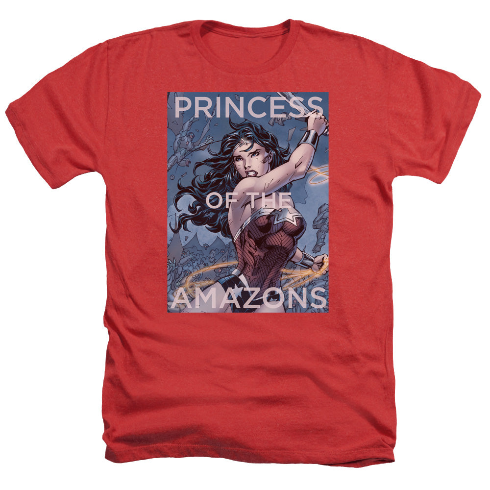 JLA/PRINCESS OF THE AMAZONS - ADULT HEATHER - RED