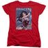 JLA/PRINCESS OF THE AMAZONS - S/S WOMENS TEE - RED