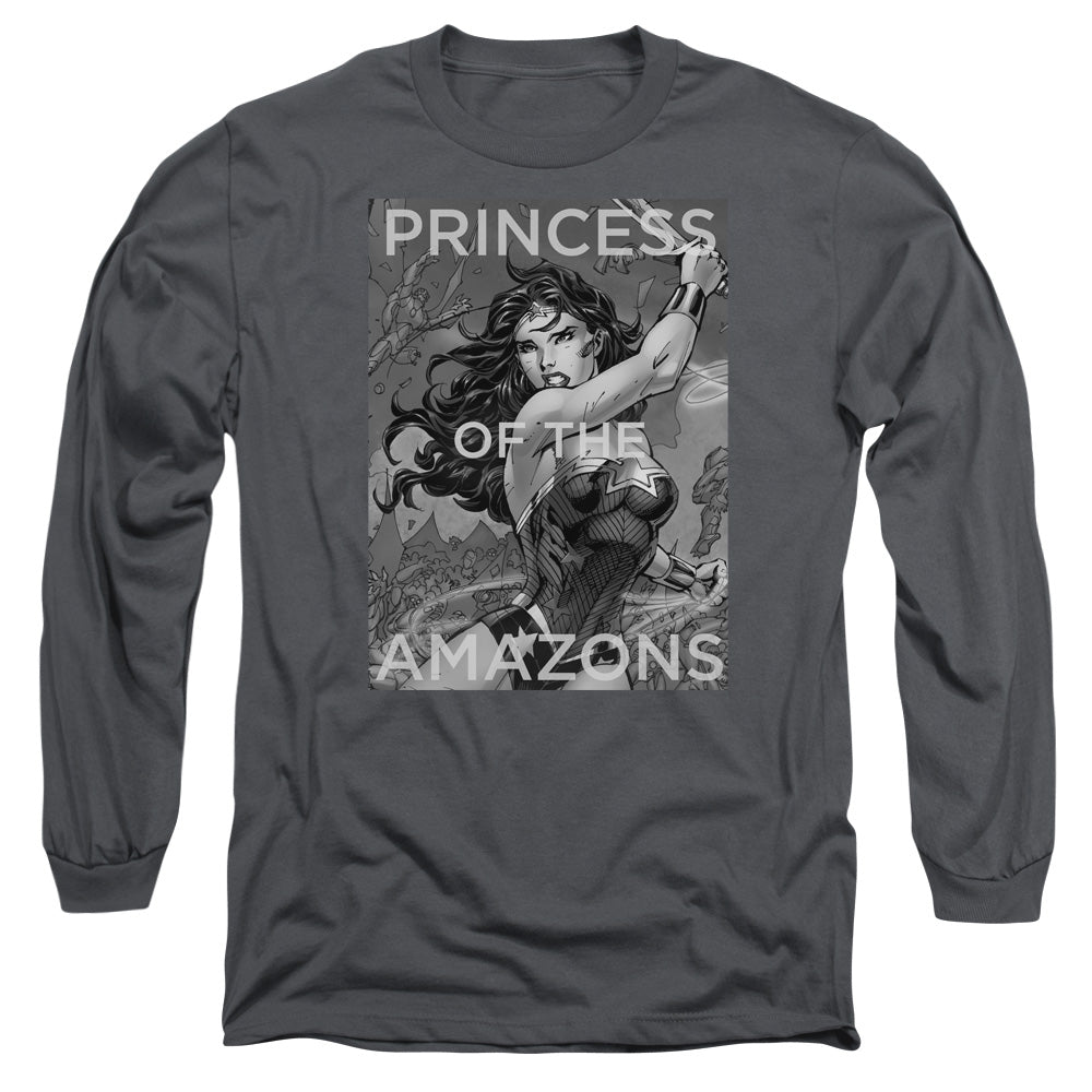 JLA/PRINCESS OF THE AMAZONS -  L/S ADULT 18/1  - CHARCOAL