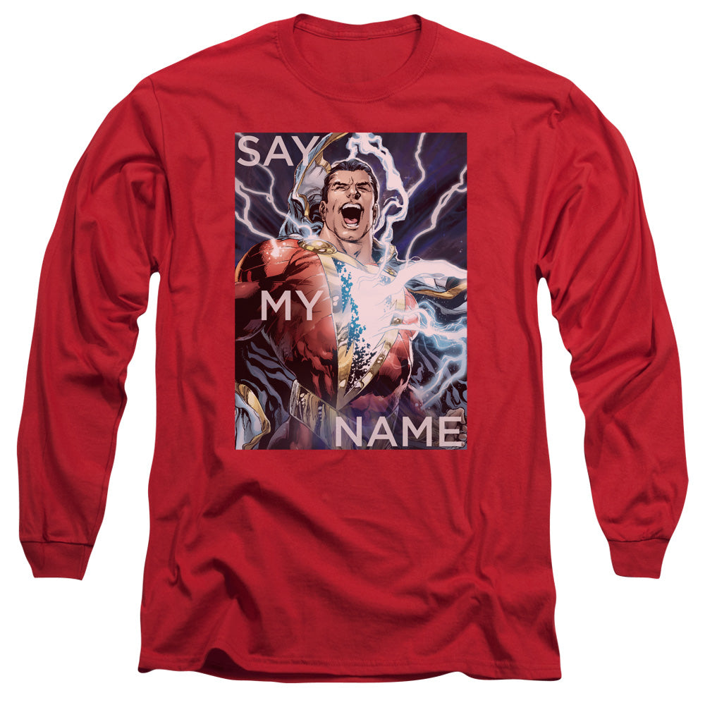 JLA/SAY MY NAME -  L/S ADULT 18/1  - RED