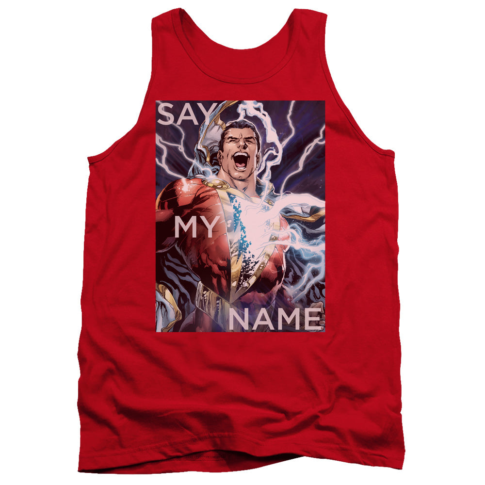 JLA/SAY MY NAME - ADULT TANK - RED