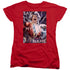 JLA/SAY MY NAME - S/S WOMENS TEE - RED