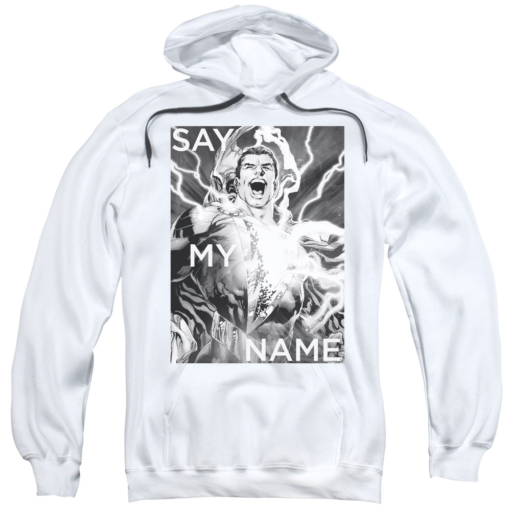 JLA/SAY MY NAME - ADULT PULLOVER HOODIE - WHITE