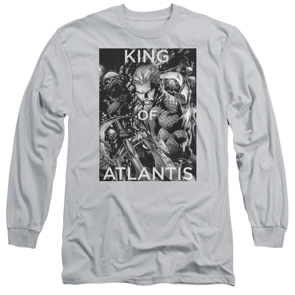 JLA/AQUAMAN KING OF ATLANTIS -  L/S ADULT 18/1  - SILVER
