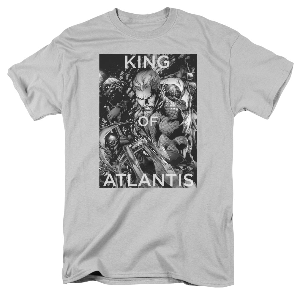 JLA/AQUAMAN KING OF ATLANTIS - S/S ADULT 18/1 - SILVER