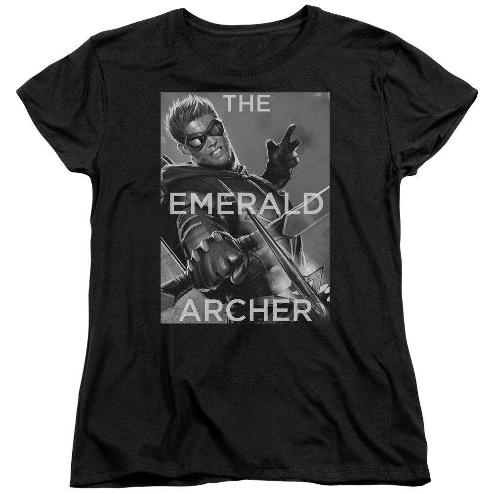JLA/TRIGGER - S/S WOMENS TEE - BLACK