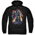 JLA/TAKE A STAND - ADULT PULLOVER HOODIE - BLACK