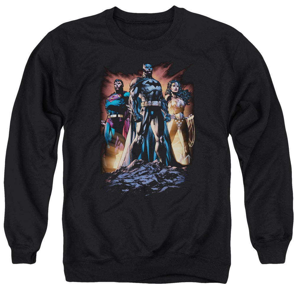 JLA/TAKE A STAND - ADULT CREWNECK SWEATSHIRT - BLACK
