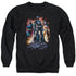 JLA/TAKE A STAND - ADULT CREWNECK SWEATSHIRT - BLACK
