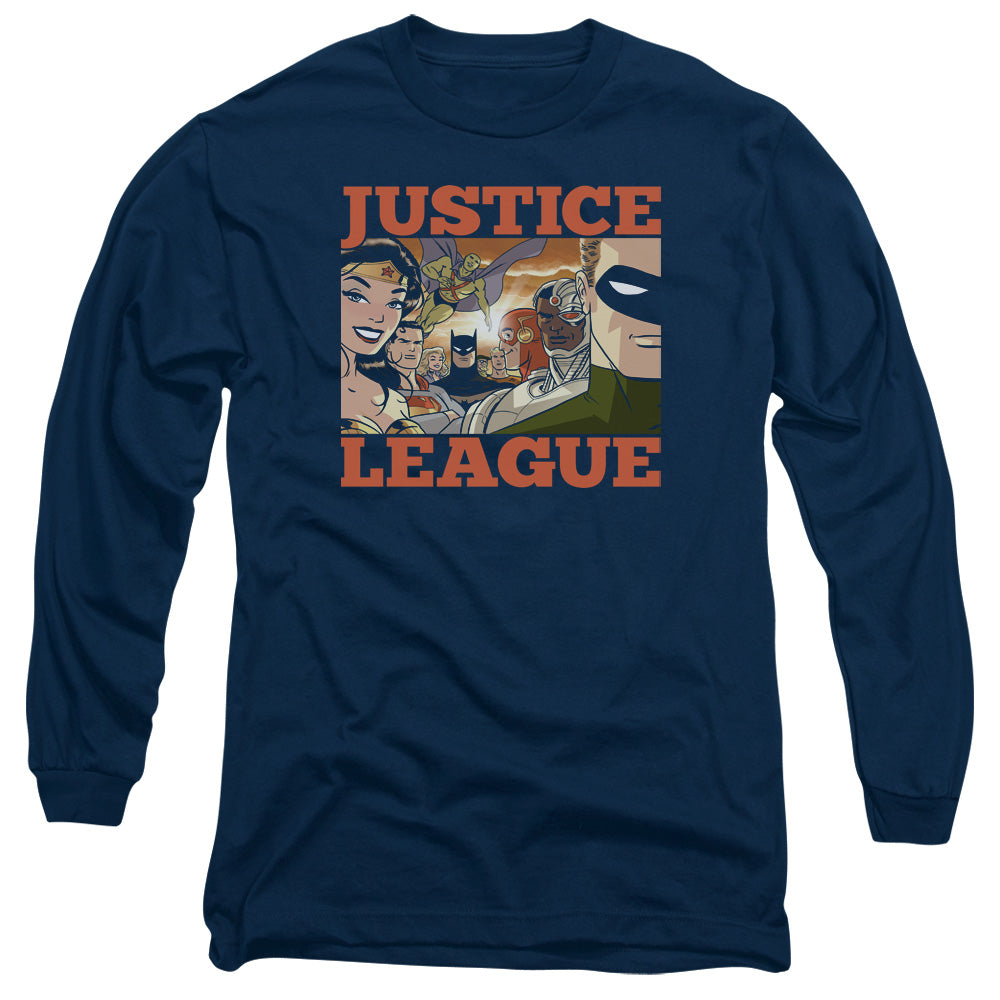 JLA/NEW DAWN GROUP -  L/S ADULT 18/1  - NAVY