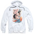JLA/LOVE BIRDS - ADULT PULLOVER HOODIE - WHITE