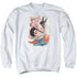 JLA/LOVE BIRDS - ADULT CREWNECK SWEATSHIRT - WHITE
