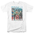 JLA/HALL OF JUSTICE - S/S ADULT 18/1 - WHITE