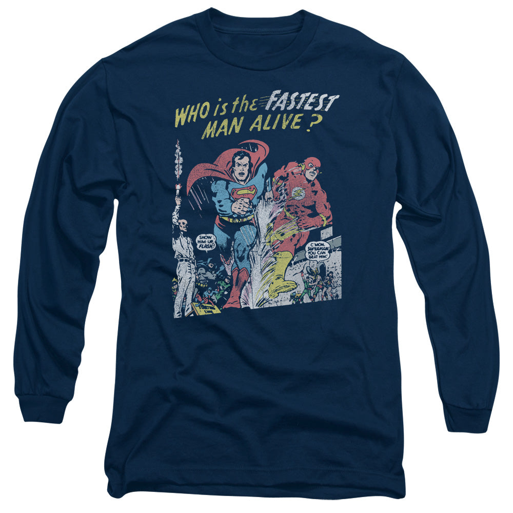 JLA/FASTEST MAN - L/S ADULT 18/1 - NAVY