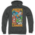 JLA/HERO MASHUP - ADULT PULLOVER HOODIE - CHARCOAL