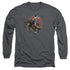 JLA/BULL RIDER -  L/S ADULT 18/1  - CHARCOAL