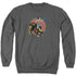 JLA/BULL RIDER - ADULT CREWNECK SWEATSHIRT - CHARCOAL
