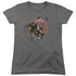 JLA/BULL RIDER - S/S WOMENS TEE - CHARCOAL